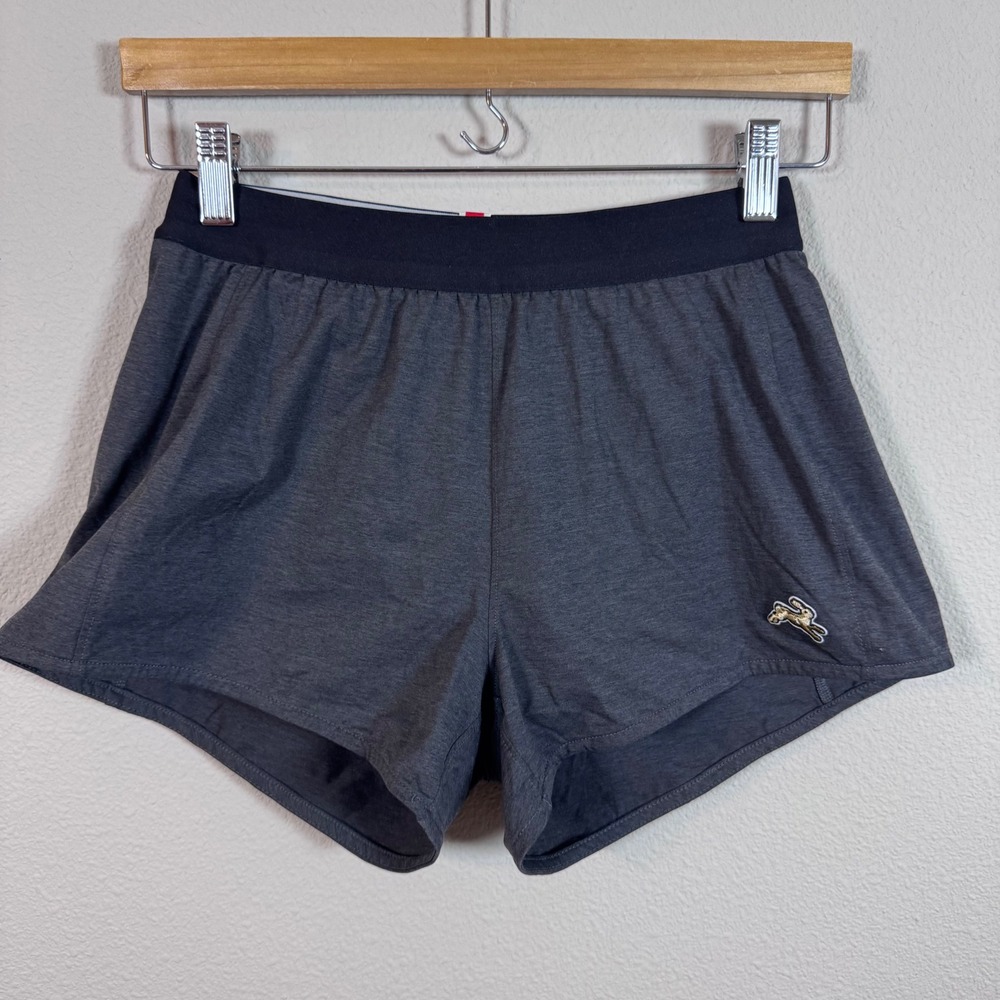 Tracksmith Session Shorts Charcoal Heather Gray Running Athletic Women's Small